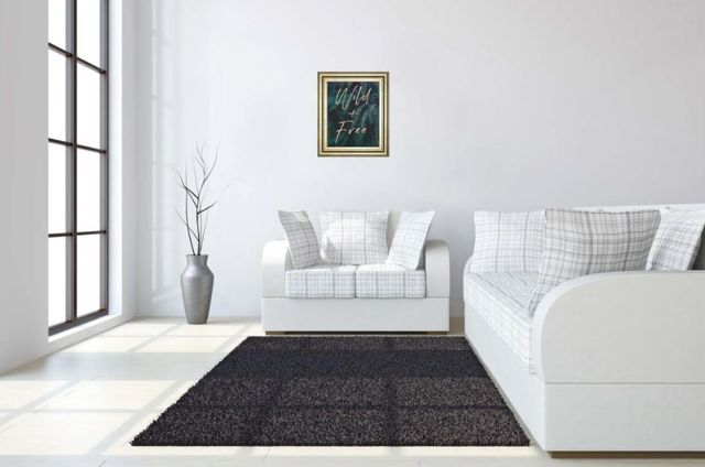 Classy Art Â Wild and Free Gold and Green Ferns by Nature Magick Wall Art-2