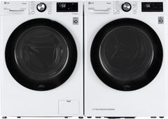 Ensemble de buanderie à chargement frontal LG® - Blanc