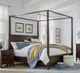 aspenhome® Channing Harvest Cherry King Canopy Bed-1