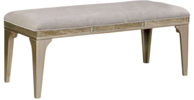 Furniture of America® Diocles Gray/Silver Bench-0
