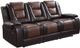 Homelegance® Briscoe Brown Manual Reclining Sofa-0