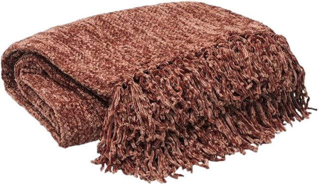Signature Design by Ashley® Tamish 3-Piece Rust Throw Set