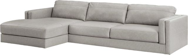 Signature Design by Ashley® Amiata 2-Piece Glacier Left-Arm Facing Sectional and Chaise-0