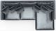 Jackson Furniture Remington 3-Piece Slate Right Arm Facing Sectional and Chaise-4