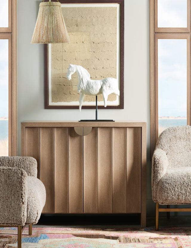 Hooker® Furniture Commerce and Market Willow Light Wood Accent Cabinet-1