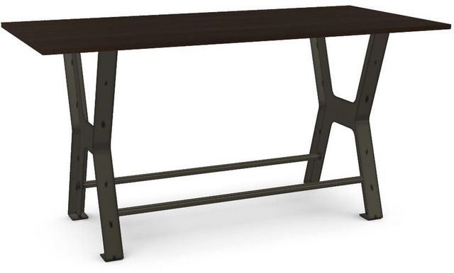 Amisco Customizable Parade 42" Birch Veneer Long Bar Table-0