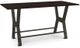 Amisco Customizable Parade 42" Birch Veneer Long Bar Table-0
