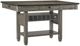 Mazin Furniture Granby 7-Piece Gray Counter Height Dining Set-0