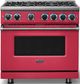 Viking® 7 Series 36" Valentine Pro Style Liquid Propane Gas Range-3