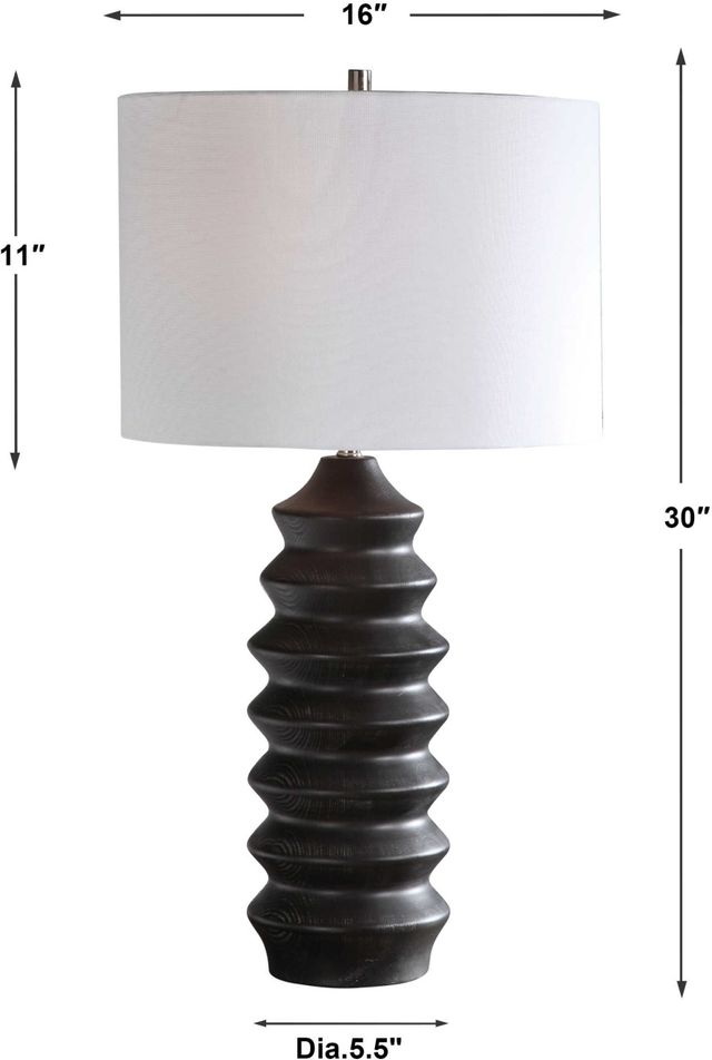 Uttermost® Uplift Black Table Lamp-2