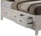 Intercon San Mateo Rustic White Queen Storage Panel Bed-2