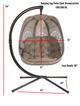 FlowerHouse Hanging Egg Chair w/stand- Dream Catcher-1