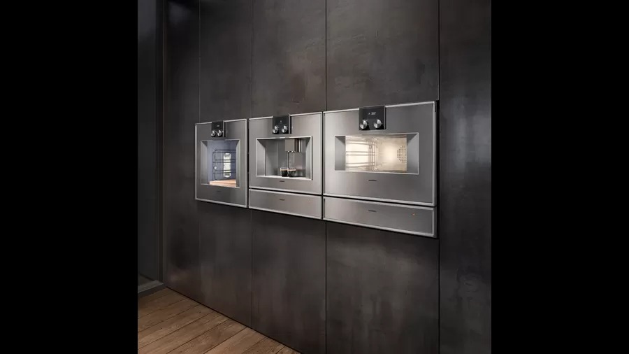 Gaggenau 400 Series Stainless Steel Built In Coffee Maker Yale Appliance Boston Hanover Framingham Norton