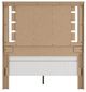 Benchcraft® Brozmont Tan Full Panel Platform Bed-4