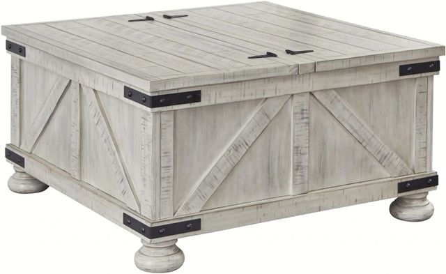 Signature Design by Ashley® Carynhurst Whitewash Coffee Table-0