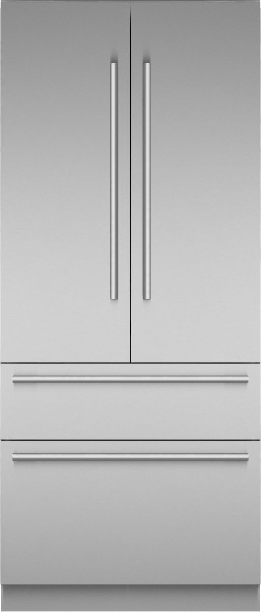 Thermador® Freedom® Masterpiece® 36" 18.7 Cu. Ft. Stainless Steel Built-in French Door Freezer-0