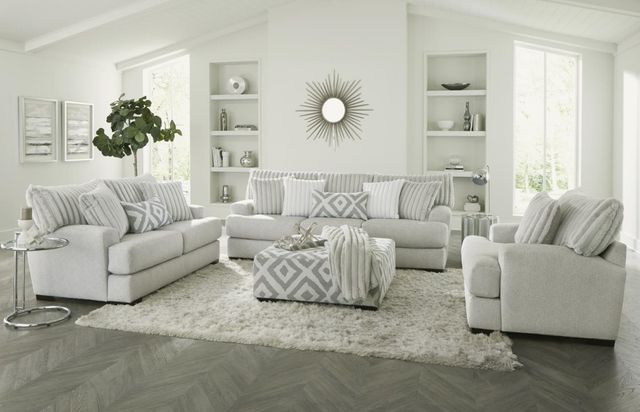 Inspired Home 938 Tweed Silver Chair-1