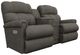 La-Z-Boy® Pinnacle Graphite Power Wall Reclining Loveseat with Console and Headrest-0