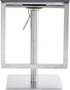 Armen Living Victory Grey Adjustable Swivel Bar Stool-4