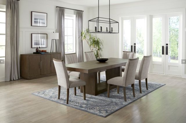 Homelegance® Brookings Brown/Gray Side Chair-1