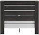 Signature Design by Ashley® Delmorta Dark Gray Queen Panel Bed-3