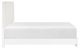 Homelegance® Linea Cream/Pearl White California King Panel Bed-4
