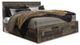 Benchcraft® Derekson 5-Piece Multi Gray King Panel Bed Set-1
