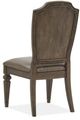 Magnussen Home® Durango Willadeene Brown Dining Side Chair with Upholstered Seat & Back-3