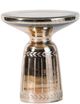 A & B Home Antique Polished Gold Side Table-0