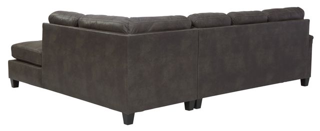 Signature Design by Ashley® Navi 2-Piece Smoke Sleeper Right-Arm Facing Sectional and Chaise-2