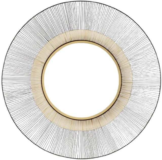 Signature Design by Ashley® Dallmen Black/Gold Accent Mirror-0