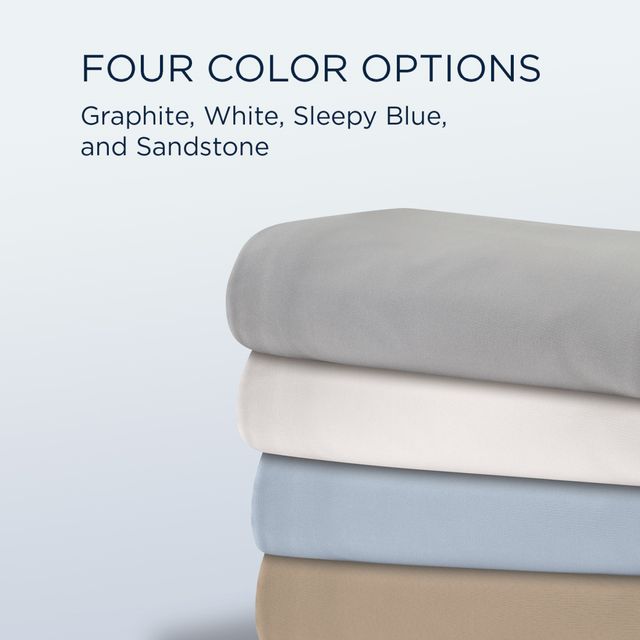 Tempur-Pedic® TEMPUR-ProPerformance™ 2-Piece Sleepy Blue Moisture-Wicking Queen Pillow Cases-3