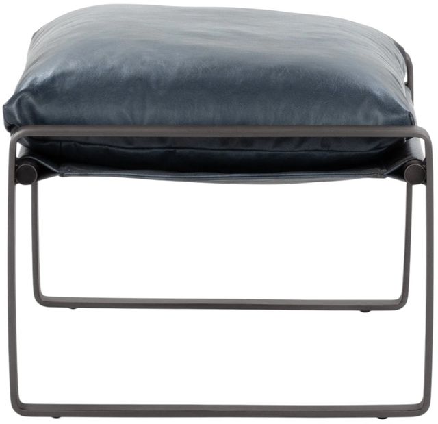 Classic Home Ocean Blue Morgan Ottoman-3