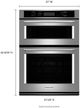 KitchenAid® 27" Stainless Steel Oven/Microwave Combo Electric Wall Oven-3
