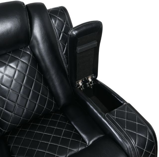 New Classic® Home Furnishings Orion II Black Power Glider Recliner-4