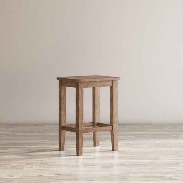 Jofran Inc. Eastern Tides Brushed Bisque Backless Counter Stool-1