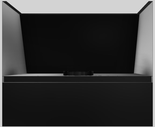 Vent-A-Hood® 36" Wall Mounted Range Hood-Black-1