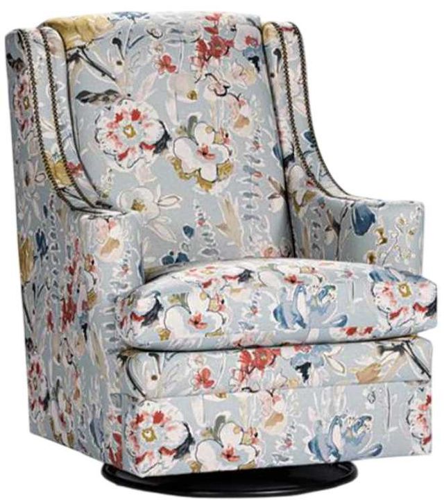 Marshfield Furniture Emily Multi-Colored Swivel Glider Chair-0