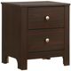 Elements International Sami Espresso Youth Nightstand-0