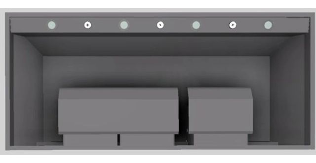 Vent-A-Hood® Designer Series 54" Gunsmoke Wall Mounted Range Hood-3