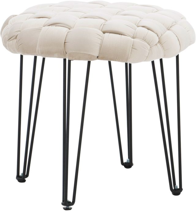 Powell® Shadbury Cream Accent Stool-0