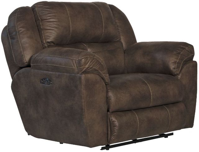 Catnapper® Ferrington Dusk Power Lay Flat Recliner with Power Headrest