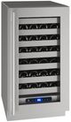 U-Line® 5 Class Stainless Steel 18" Right Hinge Wine Storage-0