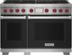 Wolf® 48" Black Pro Style Dual Fuel Range-0