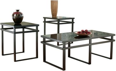 front view of the Laney 3-Pc Coffee Table Set