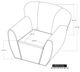 International Furniture Direct Tamesis Light Cream Swivel Accent Chair-5