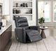 Homelegance® Dimitri Gray Manual Swivel Glider Reclining Chair-1