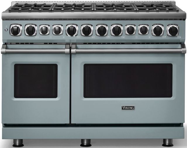 Viking® 7 Series 48'' November Sky Pro Style Dual Fuel Range-2