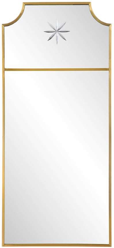 Uttermost® Caddington Brass Tall Mirror-0