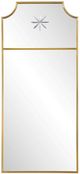 Uttermost® Caddington Brass Tall Mirror-0